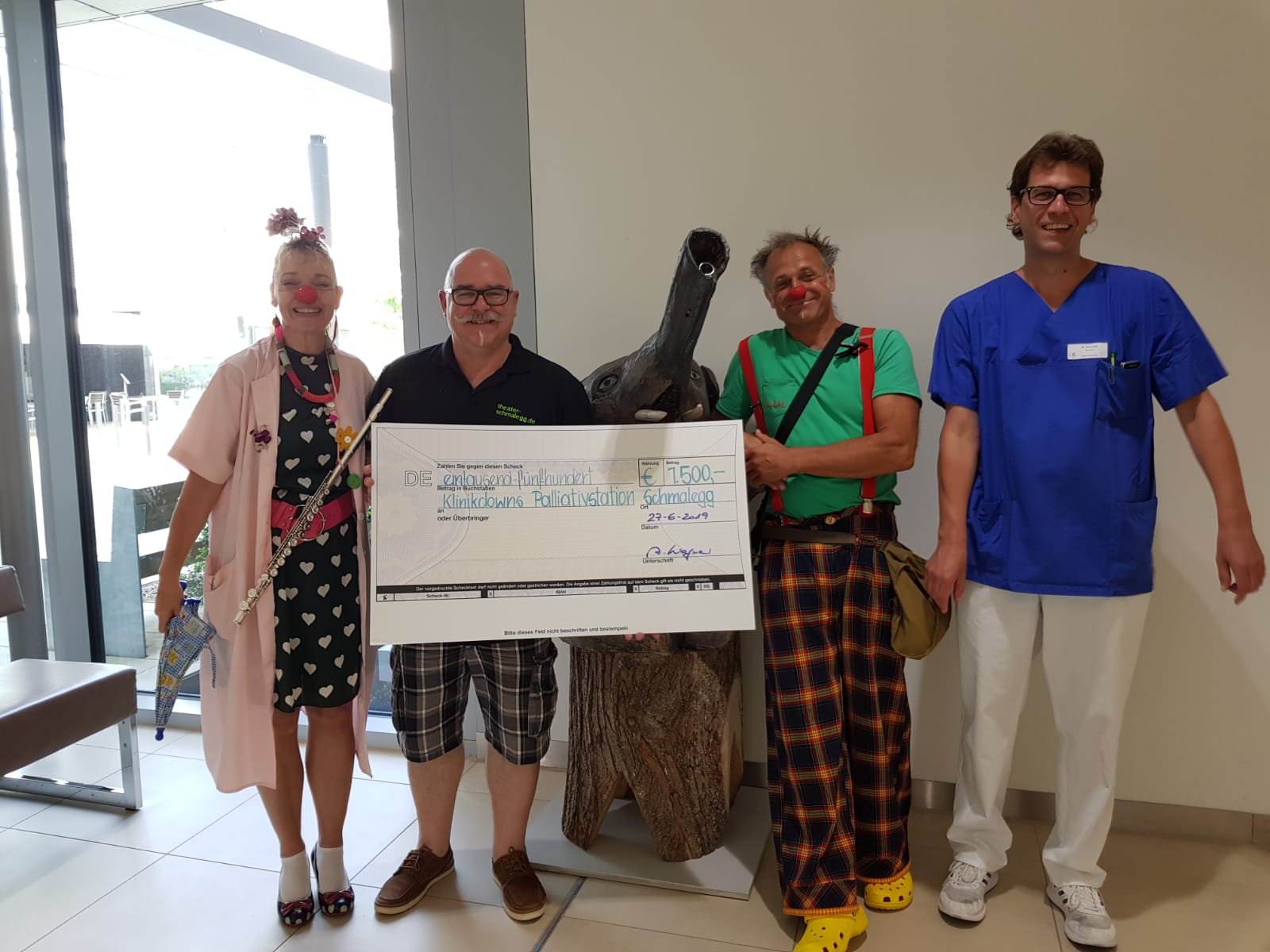 Theatergruppe Schmalegg e.V. Wir haben gespendet